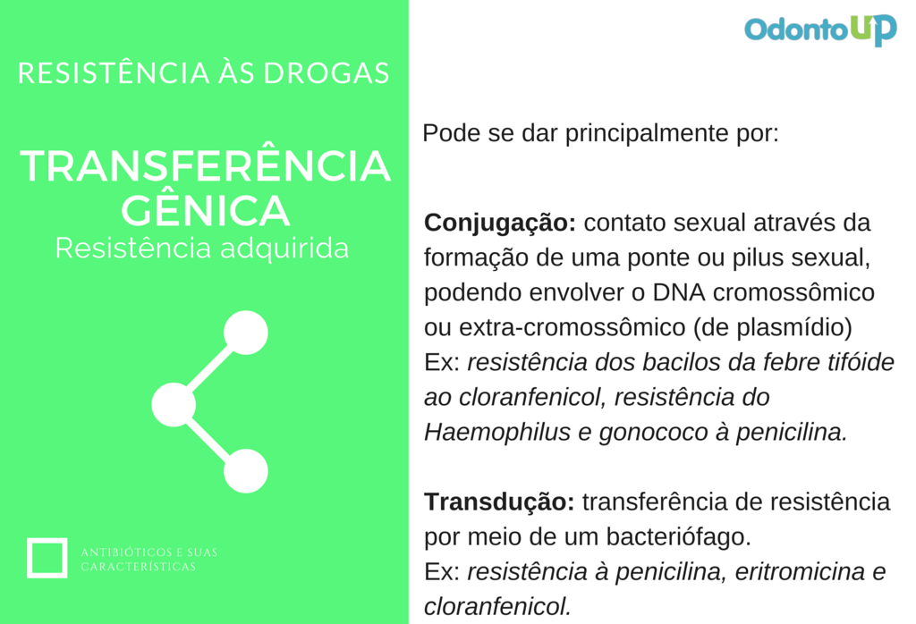 Resistencia as drogas transferencia genica